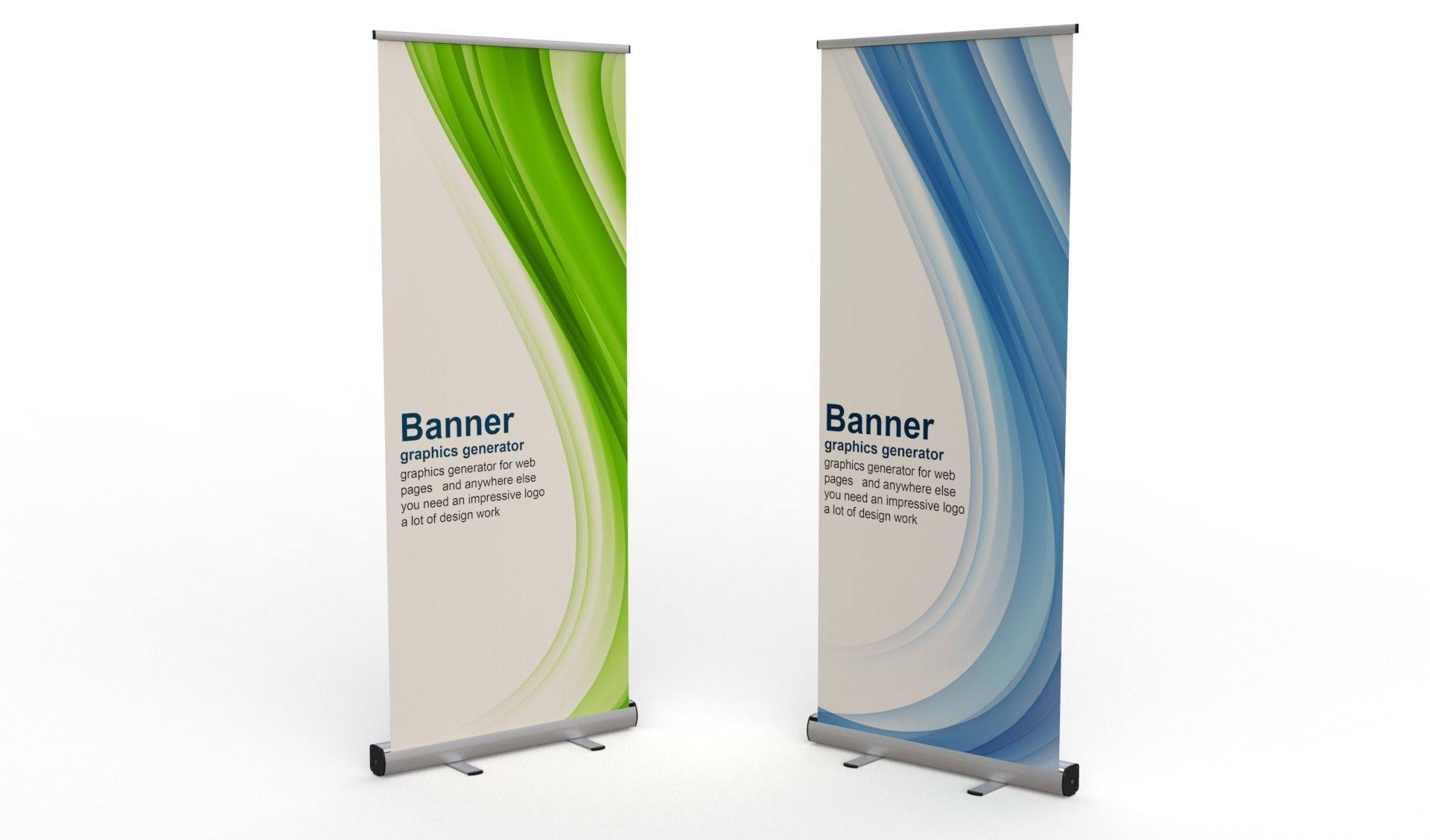 Economical & Retractable Banner Stands